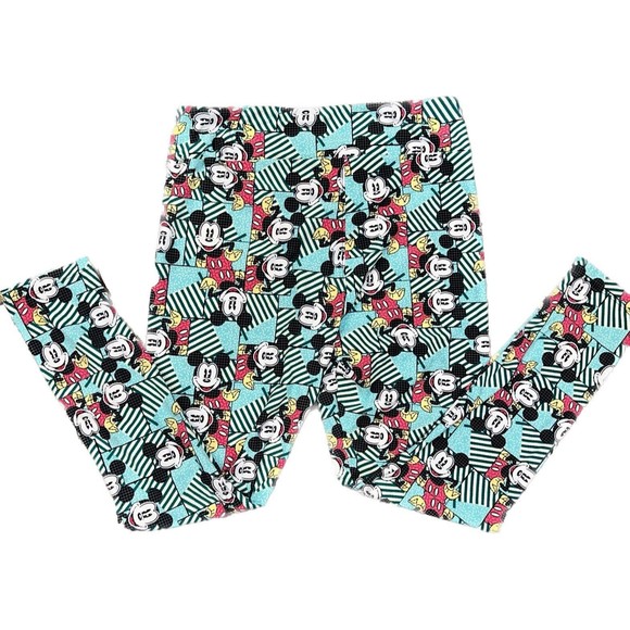 LuLaRoe Pants - LuLaRoe Leggings Tall & Curvy Disney Mickey Mouse Soft Brand New with Tags